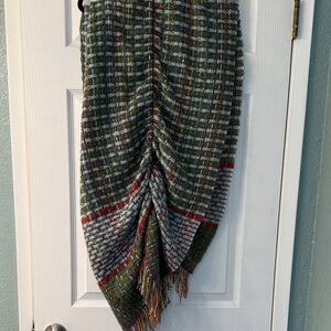 Multicolor Tweed Scarf